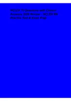NCLEX 75 Questions with Correct Answers 2026 Review &ndash; NCLEX RN Practice Test & Exam Prep
