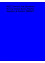 NCLEX Practice Test Questions &ndash; Nursing 1 Study Guide&comma; Practice Questions & Answers 2026&sol;2027