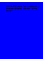 NCLEX RN Practice Test -5 2026&sol;2027 &ndash; Practice Questions&comma; Answers & Exam Review