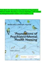 Varcarolis' Foundations of Psychiatric-Mental Health Nursing&colon; A Clinical Approach 10th Edition By Margaret Jordan Halter &vert; ISBN 9780443127236 &vert; Chapters 1&ndash;36 Complete - Test Bank