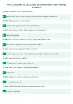 Nurs 220 Exam 1 &vert; UPDATED Questions with 100&percnt; Verified&NewLine;Answers&NewLine;