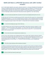 NURS 220 Week 2 &vert; UPDATED Questions with 100&percnt; Verified&NewLine;Answers