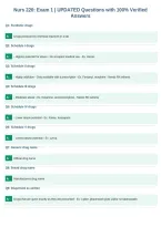 Nurs 220&colon; Exam 1 &vert; UPDATED Questions with 100&percnt; Verified&NewLine;Answers