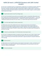 NURS 220 week 1 &vert; UPDATED Questions with 100&percnt; Verified&NewLine;Answers