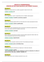 Pmk-Ee E-6 Comprehensive&NewLine;Updated Actual Exam Questions And Correct Answers&NewLine;
