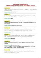 Pmk-Ee E-6 Comprehensive&NewLine;Updated Actual Exam Questions And Correct Answers