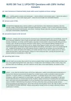 NURS 300 Test 1 &vert; UPDATED Questions with 100&percnt; Verified&NewLine;Answers
