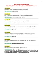 Pmk-Ee E-6 Comprehensive&NewLine;Updated Actual Exam Questions And Correct Answers