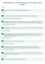 NURS 300 Exam &num;2 &vert; UPDATED Questions with 100&percnt; Verified&NewLine;Answers