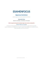 Examenfocus Algemene Rechtsleer &vert; UGent