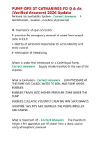 PUMP OPS ST CATHARINES FD Q & As &lpar;Verified Answers&rpar; 2026 Update