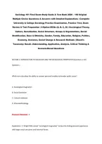 Software Engineering Principles Final Exam Questions & Answers 2026 &lpar;A&plus;&NewLine;Graded&rpar; &ndash; 190 Multiple Choice Questions with Detailed Explanations &vert;&NewLine;Complete University & College Software Engineering Study Guide&comma; Test Bank&comma;&NewLine;Practice Examination&comma; Practice Test&comma;