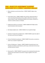 C963 - Objective Assessment Superset