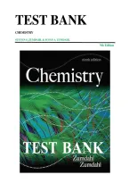 Test Bank For Chemistry&comma; 9th Edition&comma; by Steven S&period; Zumdahl and Susan A&period; Zumdahl&vert; All Chapters &vert; Questions & 100&percnt; Verified Answers &vert; Graded A&plus; &vert; Latest
