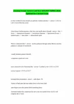 Anatomy NBME questions and answers 2026 Answers 20262027 RATED A