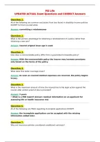 PSI Life&NewLine;UPDATED ACTUAL Exam Questions and CORRECT Answers&NewLine;