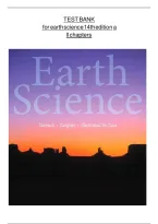 Test bank for earth science 14th edition