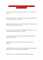 APM PMQ Question and answers 100 correct 20262027 Exam Question with 100 Correct Answers 2026