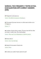 Surgical Tech Frequently Tested Actual Exam Questions With Correct Answers &lpar;2026&rpar;&period;Pdf&NewLine;&NewLine;