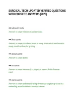 Surgical Tech Updated Verified Questions With Correct Answers &lpar;2026&rpar;&period;Pdf&NewLine;&NewLine;