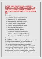 Latest Nur209 Exam 1 Medical-Surgical &NewLine;Nursing Ii &mdash; Fortis College Questions And &NewLine;Correct Answers &lpar;Verified Answers&rpar; Plus &NewLine;Rationales 2026&sol;2027 Q&A &vert; Instant Download &NewLine;Pdf&period; 