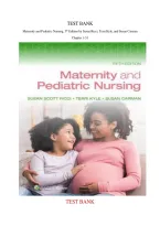 Test Bank for Maternity and Pediatric Nursing&comma; 5th Edition by Ricci&comma; Kyle & Carman &vert; All Chapters 