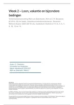 Tentamensamenvatting Werk en Zekerheid I week 2 &vert; UvA &vert; 2026&sol;2027