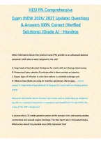 HESI PN Comprehensive Exam Review &vert; Practice Questions and Practical Nursing Exam Preparation