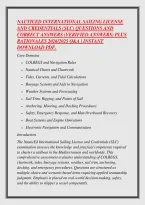 Nauticed International Sailing License &NewLine;And Credentials &lpar;Slc&rpar; Questions And &NewLine;Correct Answers &lpar;Verified Answers&rpar; Plus &NewLine;Rationales 2026&sol;2025 Q&A &vert; Instant &NewLine;Download Pdf&period;