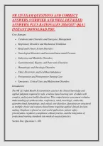 Nr 325 Exam Questions And Correct &NewLine;Answers &lpar;Verified And Well Detailed &NewLine;Answers&rpar; Plus Rationales 2026&sol;2027 Q&A &vert; &NewLine;Instant Download Pdf&period;