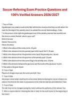 Soccer Refereeing 2026&sol;2027 &ndash; Exam Practice Questions and Verified Answers