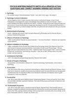 Psych10 Midterm Paquette Smith Ucla Updated Actual&NewLine;Questions And Correct Answers Verified 2027 Edition&NewLine;