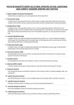 Psych10 Paquette Smith Ucla Final Updated Actual Questions&NewLine;And Correct Answers Verified 2027 Edition&NewLine;
