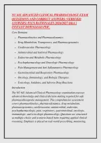 Nu 641 Advanced Clinical Pharmacology Exam &NewLine;Questions And Correct Answers &lpar;Verified &NewLine;Answers&rpar; Plus Rationales 2026&sol;2027 Q&A &vert; &NewLine;Instant Download Pdf&period;