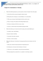 Fundamentals of Nursing 10th Edition by Taylor&colon; Chapters 1&ndash;47 Practice Questions and Answers Study Guide