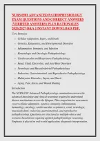 Nurs 6501 Advanced Pathophysiology &NewLine;Exam Questions And Correct Answers &NewLine;&lpar;Verified Answers&rpar; Plus Rationales &NewLine;2026&sol;2027 Q&A &vert; Instant Download Pdf&period;
