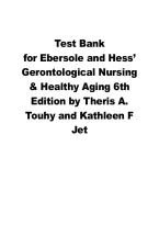 Ebersole and Hess&rsquo; Gerontological Nursing & Healthy Aging 6th Edition&colon; Practice Questions and Answers Study Guide