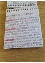 AQA GSCE Power and conflict poems The charge of the light Brigade and Exposure flashcards&period;