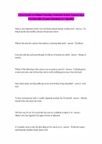 CNA FINAL EXAM 100 answered questions for CNA exam 2026Certified Nursing Assistant CNA Exam Answers 20262027 RATED A