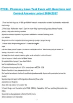 PTCB Pharmacy Laws 2026&sol;2027 &ndash; Test Exam Questions and Correct Answers