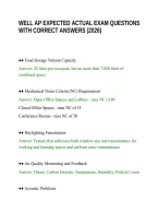 Well Ap Expected Actual Exam Questions With Correct Answers &lpar;2026&rpar;&period;Pdf&NewLine;&NewLine;