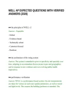 Well Ap Expected Questions With Verified Answers &lpar;2026&rpar;&period;Pdf&NewLine;&NewLine;