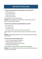 AHA Advanced Cardiovascular Life Support &lpar;ACLS&rpar; &ndash; Practice Exam with Answers and Rationales