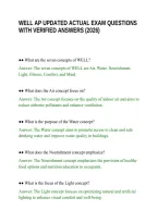 Well Ap Updated Actual Exam Questions With Verified Answers &lpar;2026&rpar;&period;Pdf&NewLine;&NewLine;