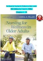 Test Bank for Nursing for Wellness in Older Adults &NewLine;9th Edition by Carol A&period; Miller  &NewLine;Chapters 1 - 29