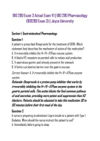 BIO 290 Exam 3 Actual Exam V1 &vert; BIO 290 Pharmacology &lpar;BIO290 Exam 3&rpar; &vert; Joyce University