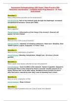 Rasmussen Pathophysiology 2027 Exam 2 New Practice 250&plus;&NewLine;Questions and Answers - Complete Exam Prep Resource - A&plus; Pass&NewLine;Guaranteed&NewLine;