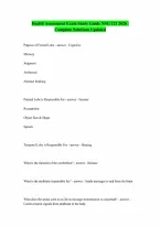 NSG 121 Health Assessment Exam 4 Question and answers already passed 2026 Latest UPDATE 100 CORRECT ANSWERS