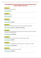Real ASVAB 2027 Test&excl;&excl;&excl; Newest Version Actual Questions and&NewLine;Answers 100&percnt; Correct &lpar;A&plus;&rpar;&NewLine;
