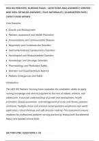 Hesi Rn Pediatric Nursing Exam &ndash; Questions And Answers &vert; Verified&NewLine;And Well Detailed Answers &vert; Plus Rationales &vert; Guaranteed Pass &vert;&NewLine;Latest Exam Update&NewLine;